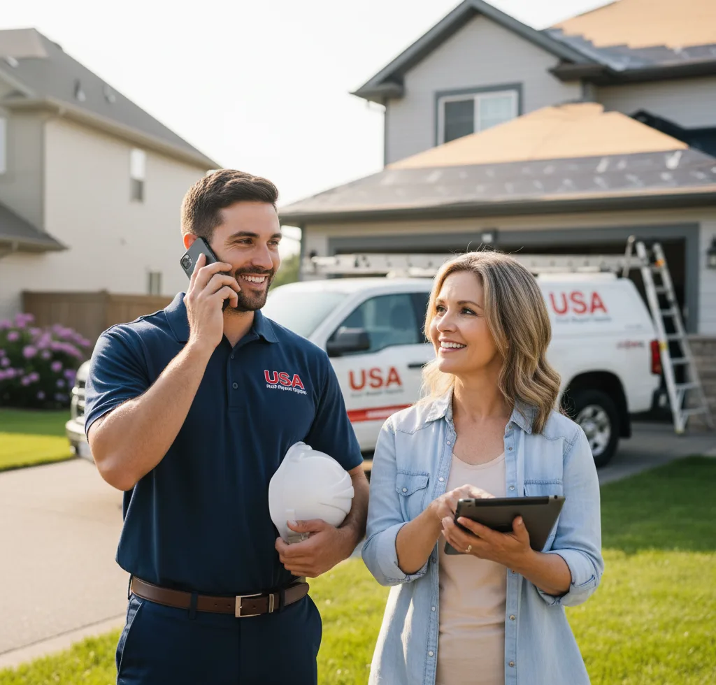 USA Roof Repair Experts customer support in St. Michael
